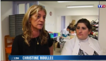 Fringuette à l’honneur dans le JT de TF1 dimanche 19/04/15