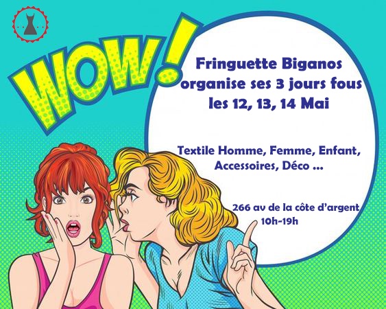 Les 3 jours fous de Fringuette !